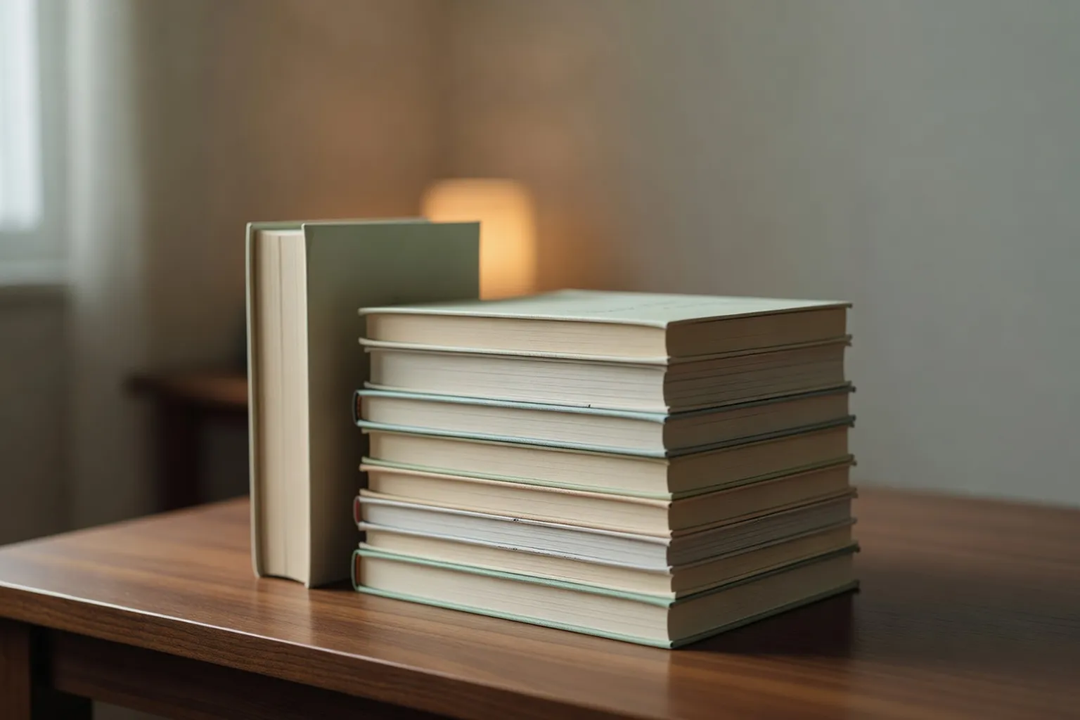Une pile de bandes dessinées et de mangas posée à côté d'un roman